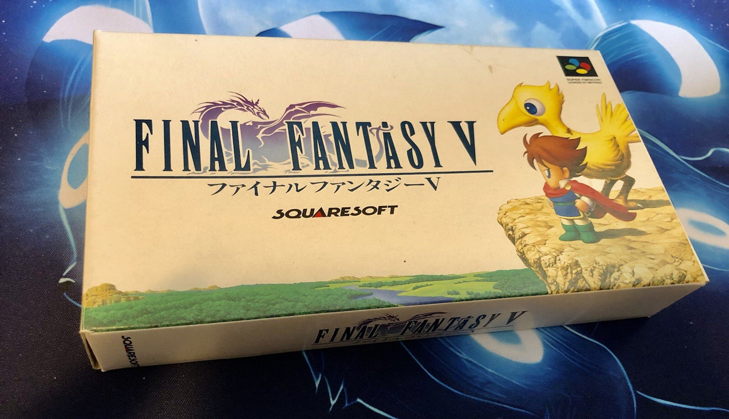 Final Fantasy V Super Famicom SFC Japanese Video Game Complete CIB CANADA