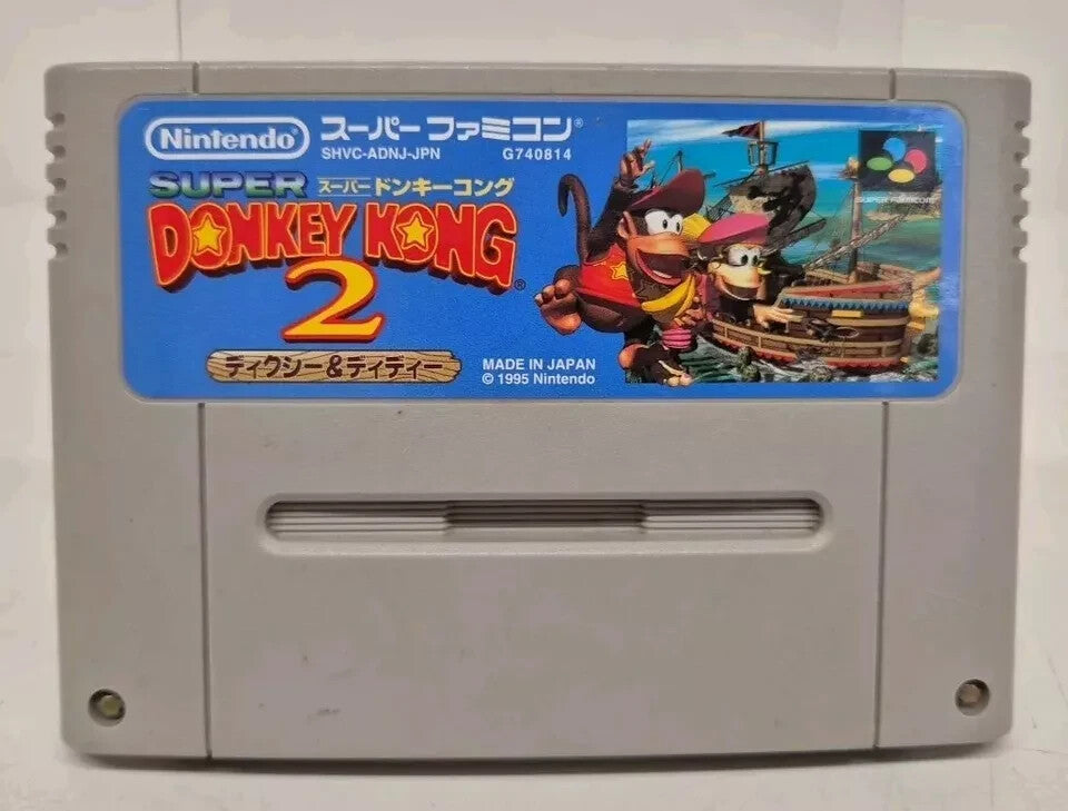 Donkey Kong Country 2 Super Famicom snes Nintendo Japanese Import Canada Seller!