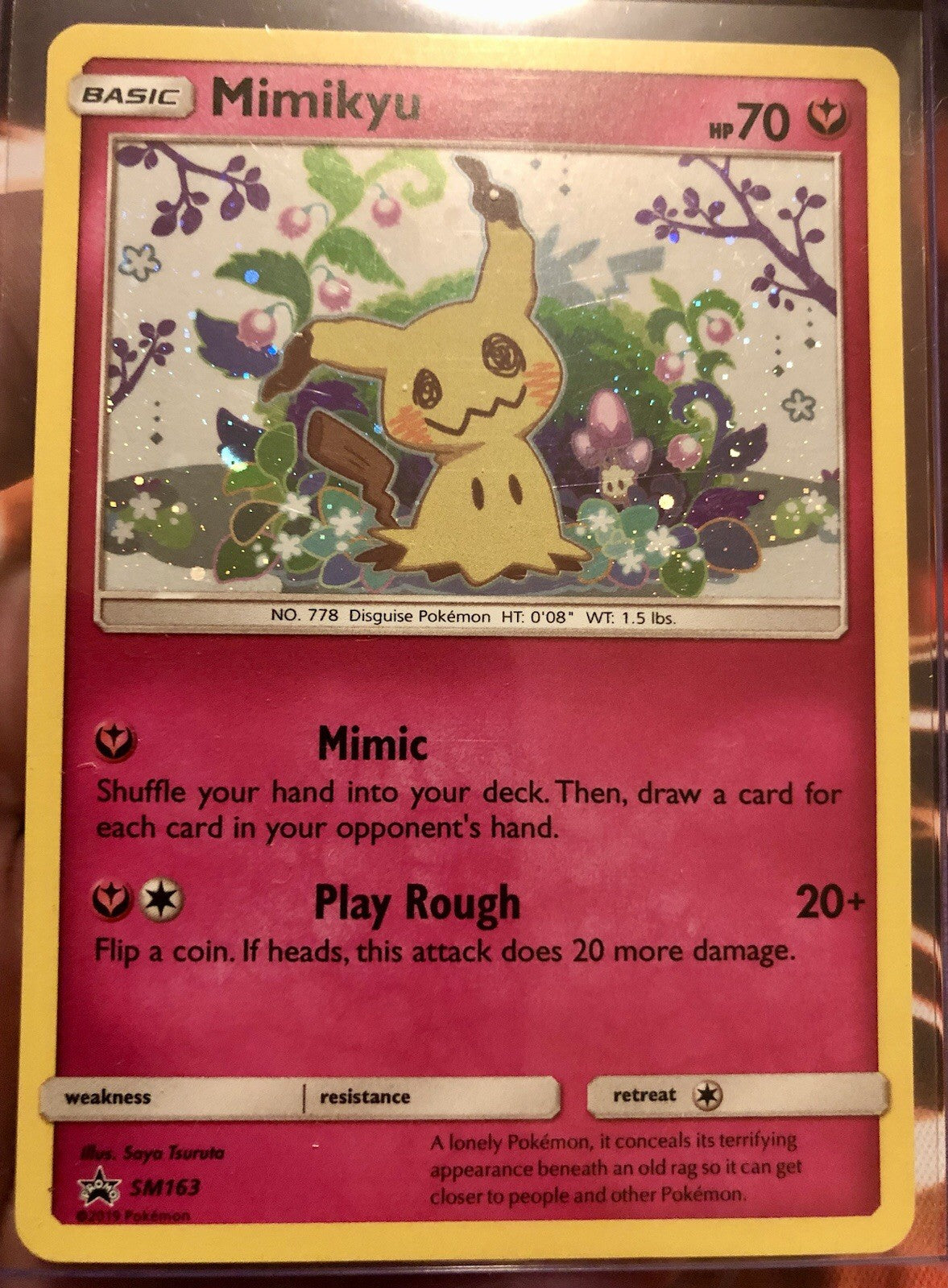 3x Mimikyu Promo SM163 Team Up Blister Pokemon Card Excellent LP Sun & Moon
