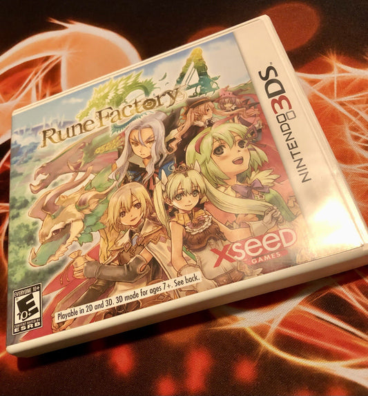 Rune Factory 4 (Nintendo 3DS, 2013) CIB / Complete  GAME MONSTER CANADA -.-