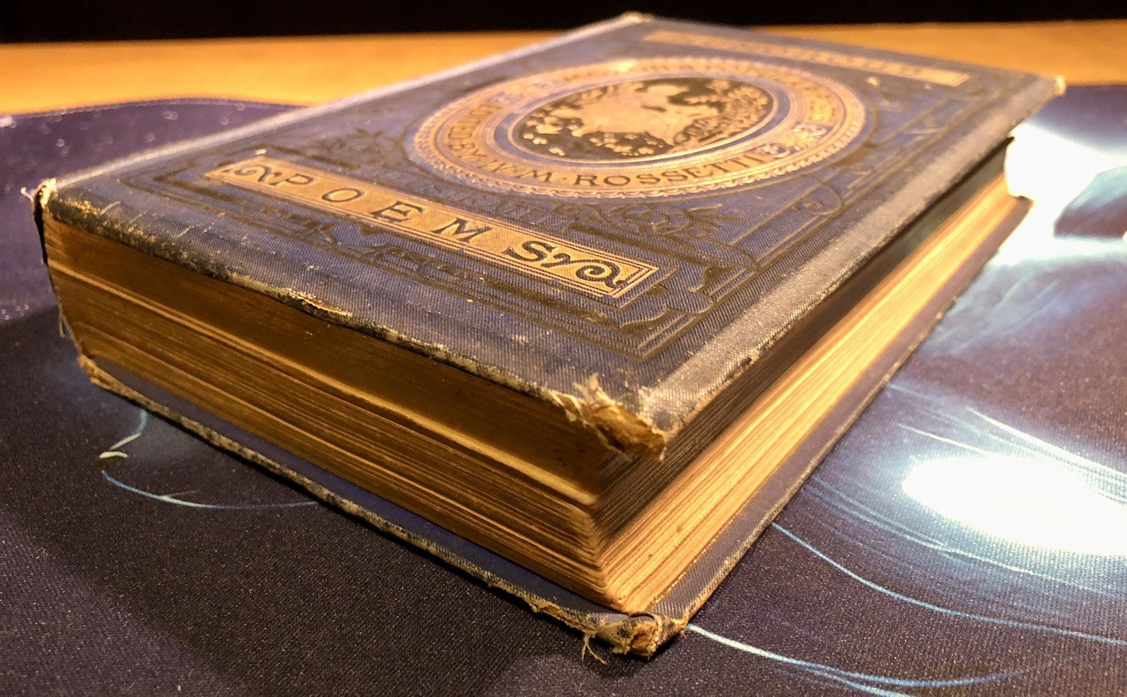 Antique 1880’s Humorous Poem Moxon’s Poetical Works Of Cowper,Campbell ,Young’s