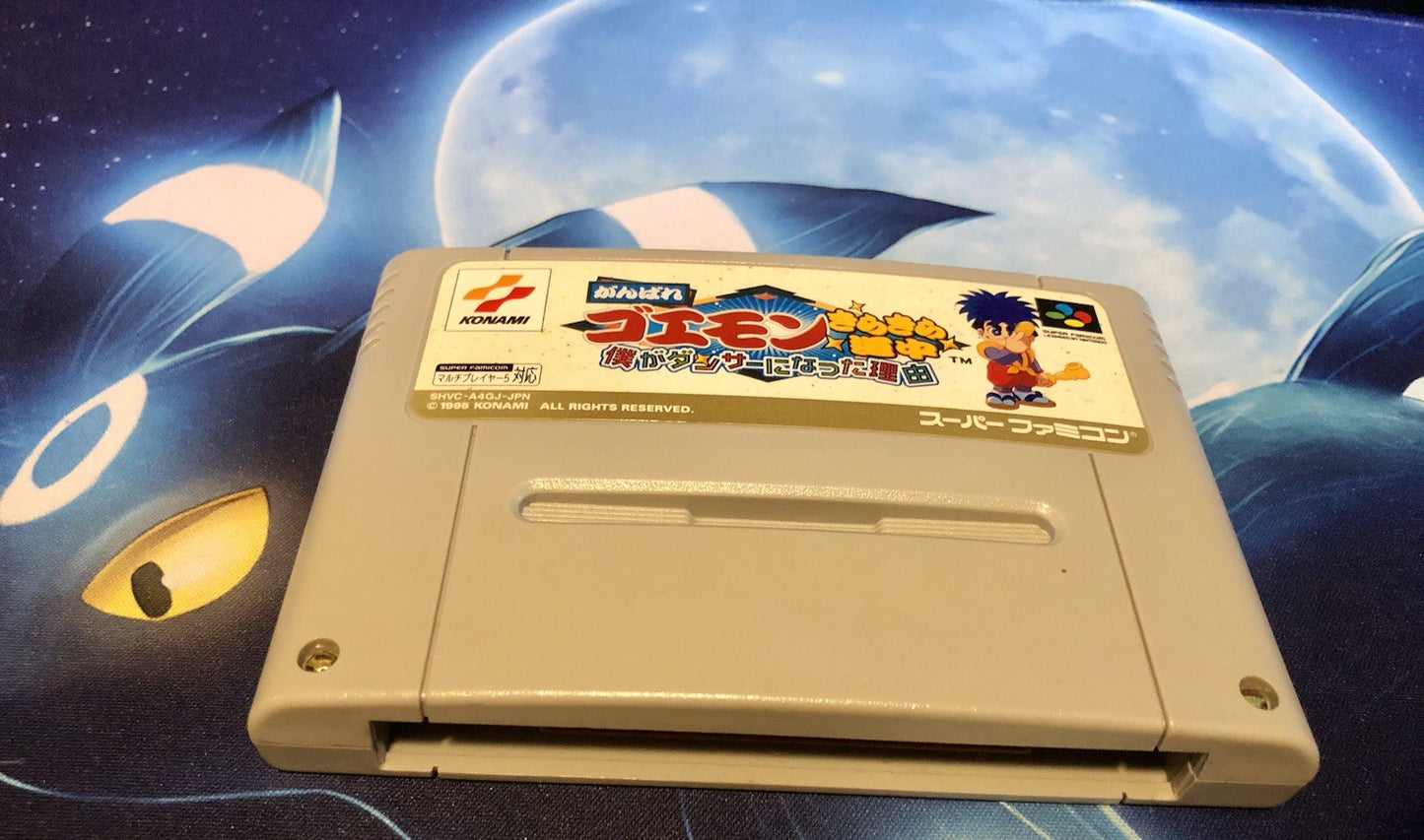 Ganbare Goemon Kira Kira Douchu Mystical Ninja SFC Super Famicom SNES CANADA