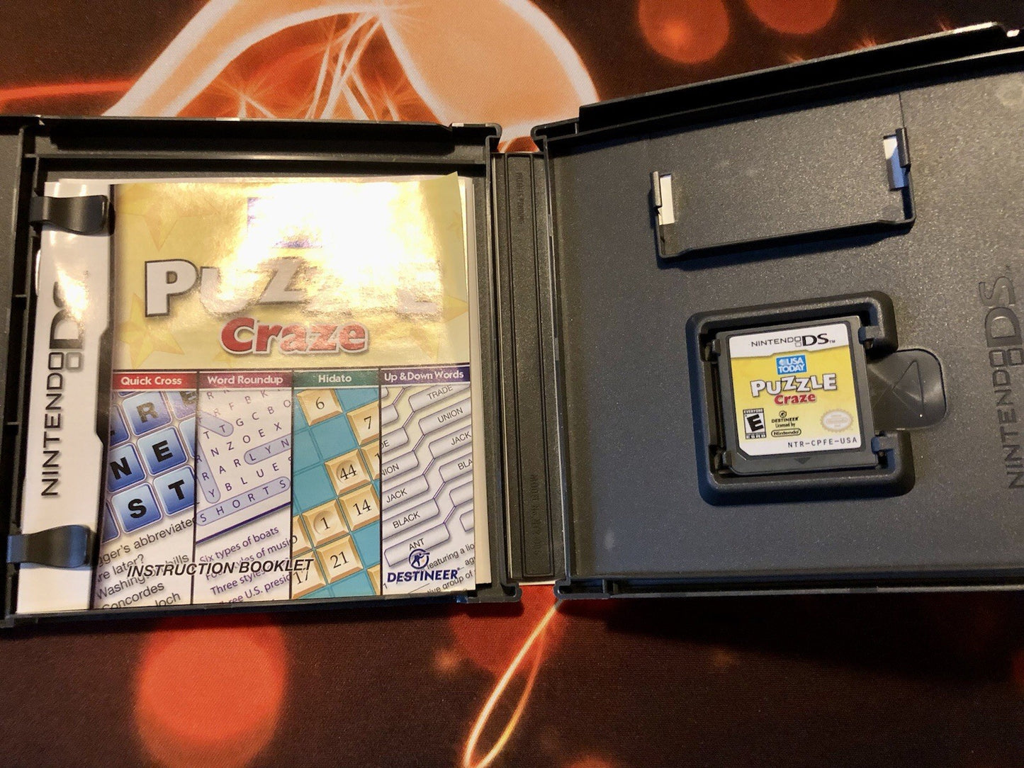 Usa Today Puzzle Craze - Nintendo DS - Authentic GAME MONSTER CANADA -..-