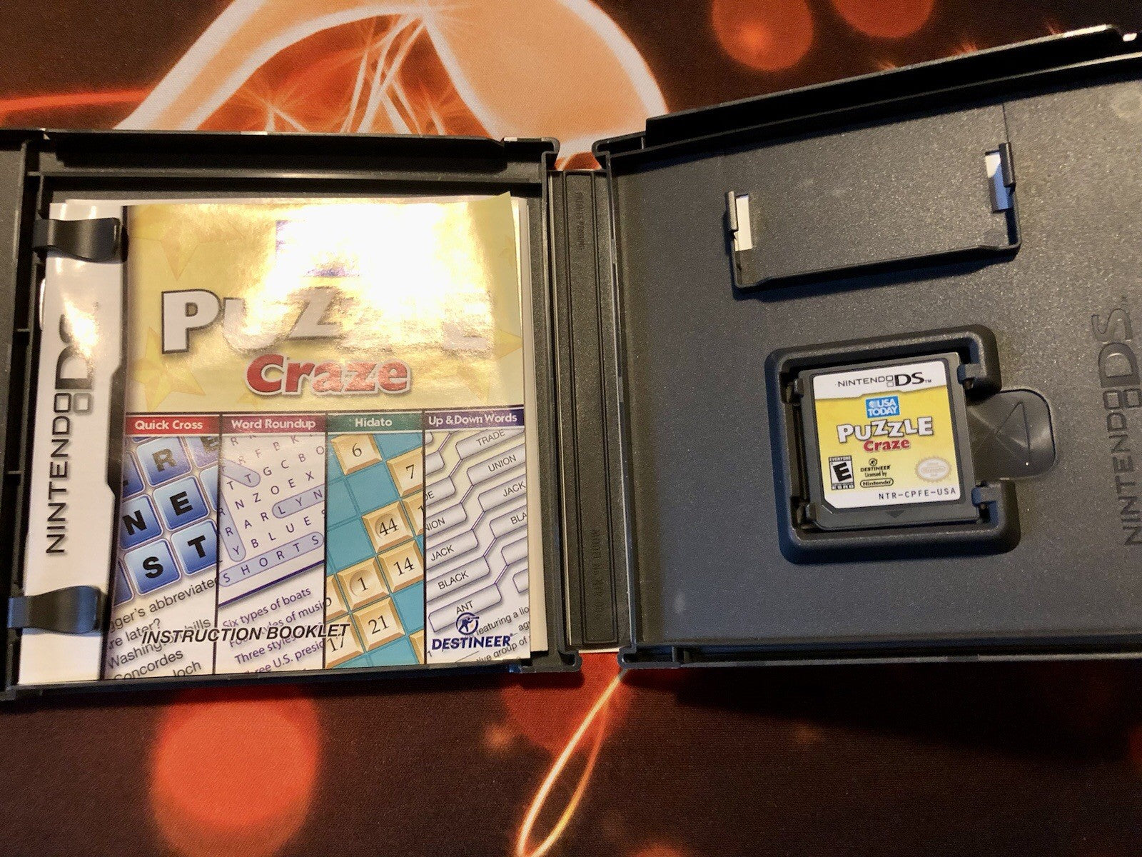Usa Today Puzzle Craze - Nintendo DS - Authentic GAME MONSTER CANADA -..-