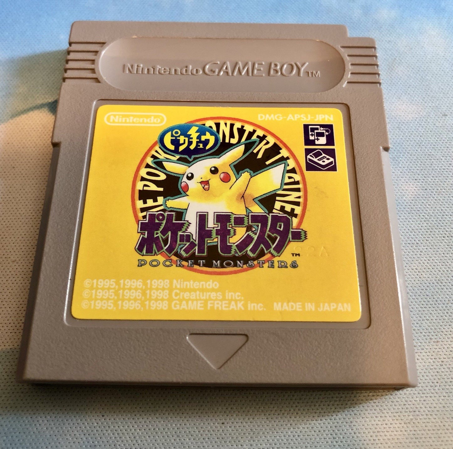 Pokemon Yellow Pikachu Used GameBoy GB Game Boy Japanese Authentic Japan NTSC-J