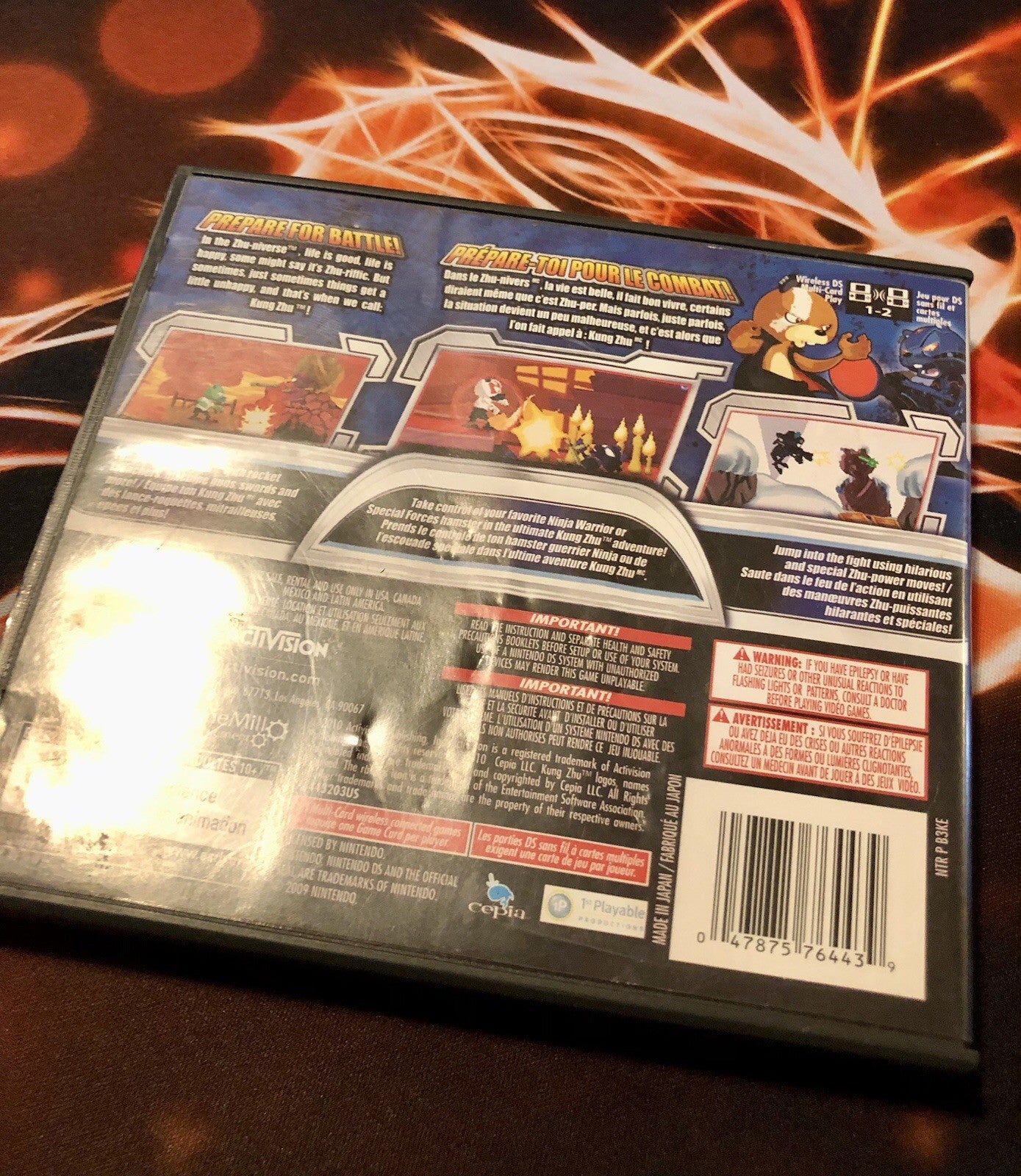 Kung Zhu DS - Nintendo DS CIB - Authentic GAME MONSTER CANADA -..-