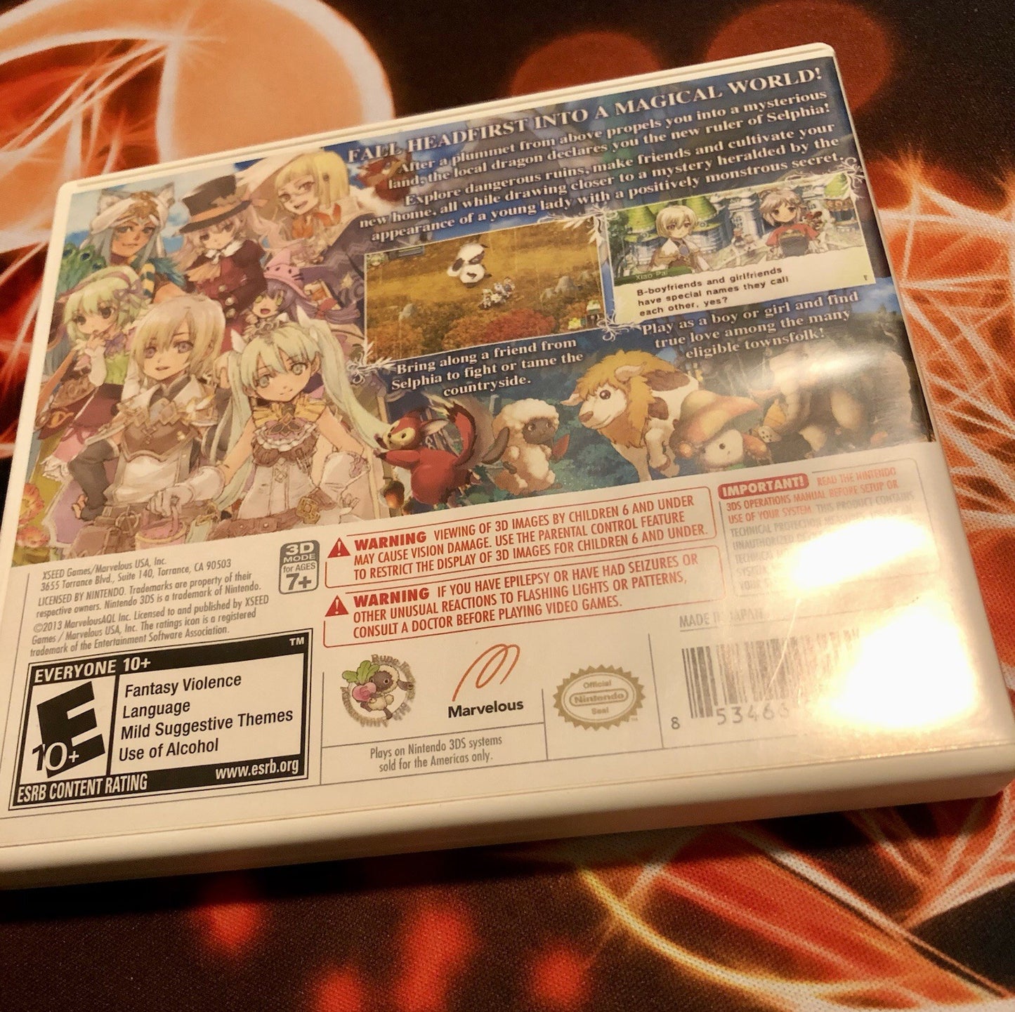 Rune Factory 4 (Nintendo 3DS, 2013) CIB / Complete  GAME MONSTER CANADA -.-