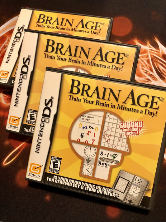 1x Brain Age DS CIB EN/FR Tested Free Shipping in Canada GAME MONSTER CANADA -.-