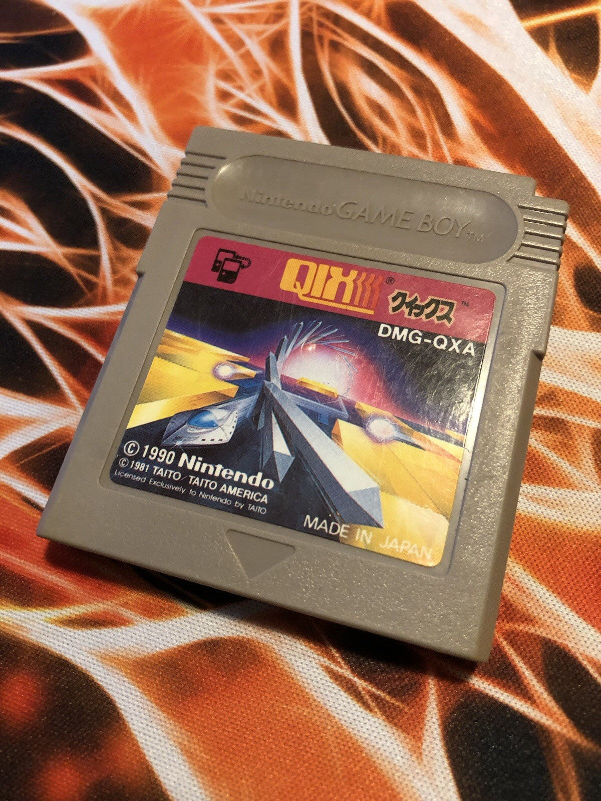 Qix (Nintendo Game Boy GB, 1990) Japan Import