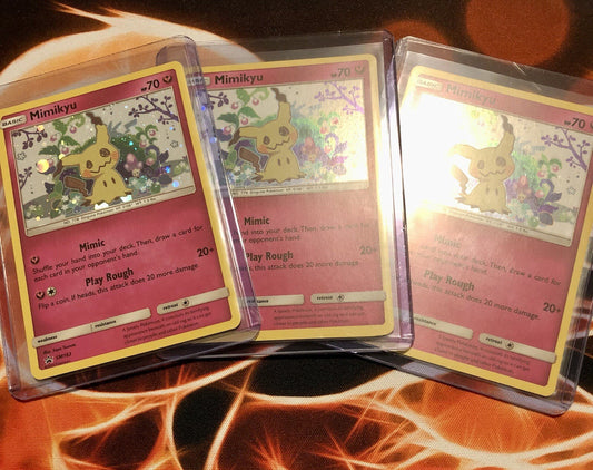 3x Mimikyu Promo SM163 Team Up Blister Pokemon Card Excellent LP Sun & Moon