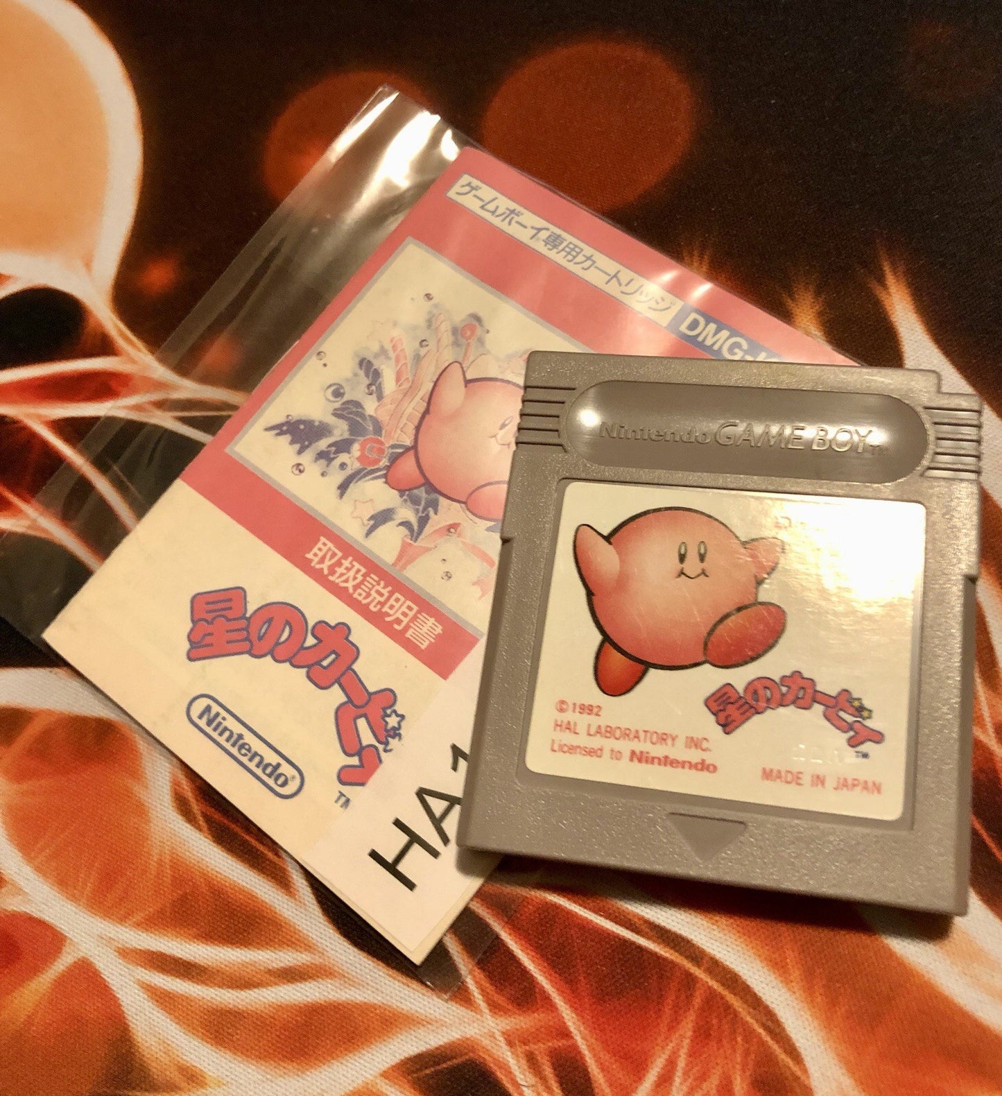 Kirby's Dreamland Hoshi no Kirby (Nintendo Gameboy Japanese) with Manual