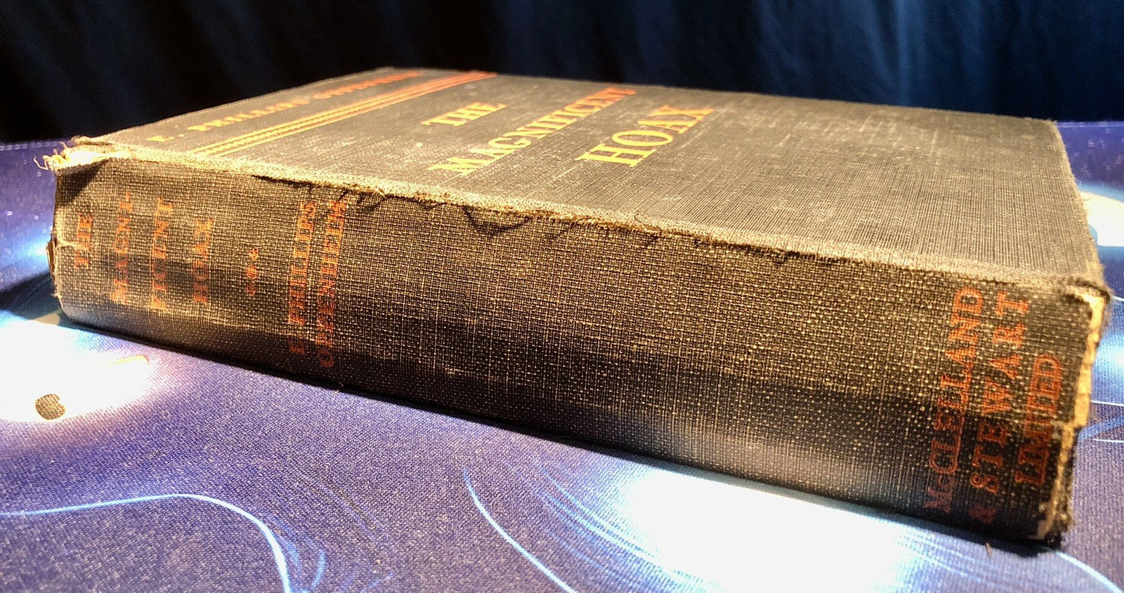 THE MANFICENT HOAX By E. Phillips Oppenheim 1936 Hardcover Drug Smuggling Novel