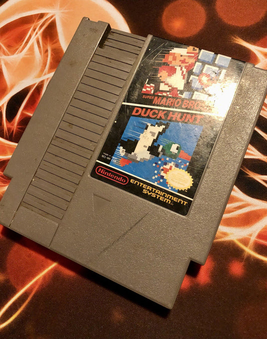 Super Mario Bros. And Duck Hunt Nintendo NES GAME MONSTER CANADA -.-