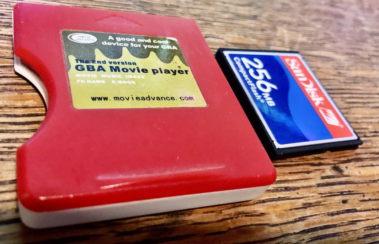 GBA Movie Player for Game Boy Advance/SP Compact Flash - Tested & Working