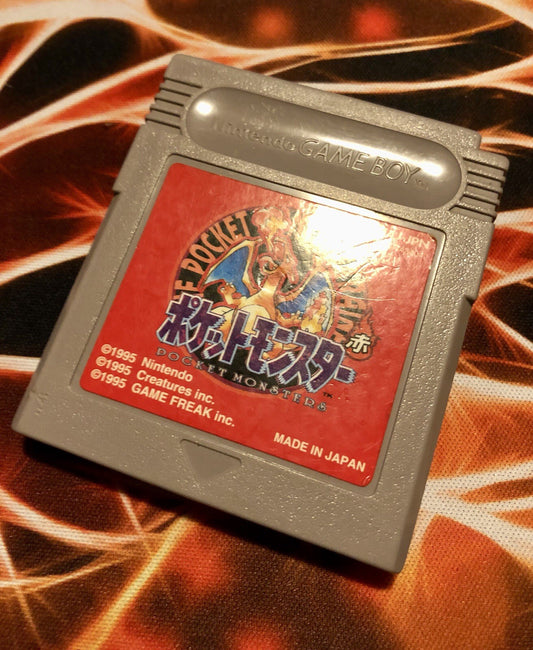 Pokemon Red Nintendo Game Boy GB Japan Pocket Monsters GAME MONSTER CANADA -.-