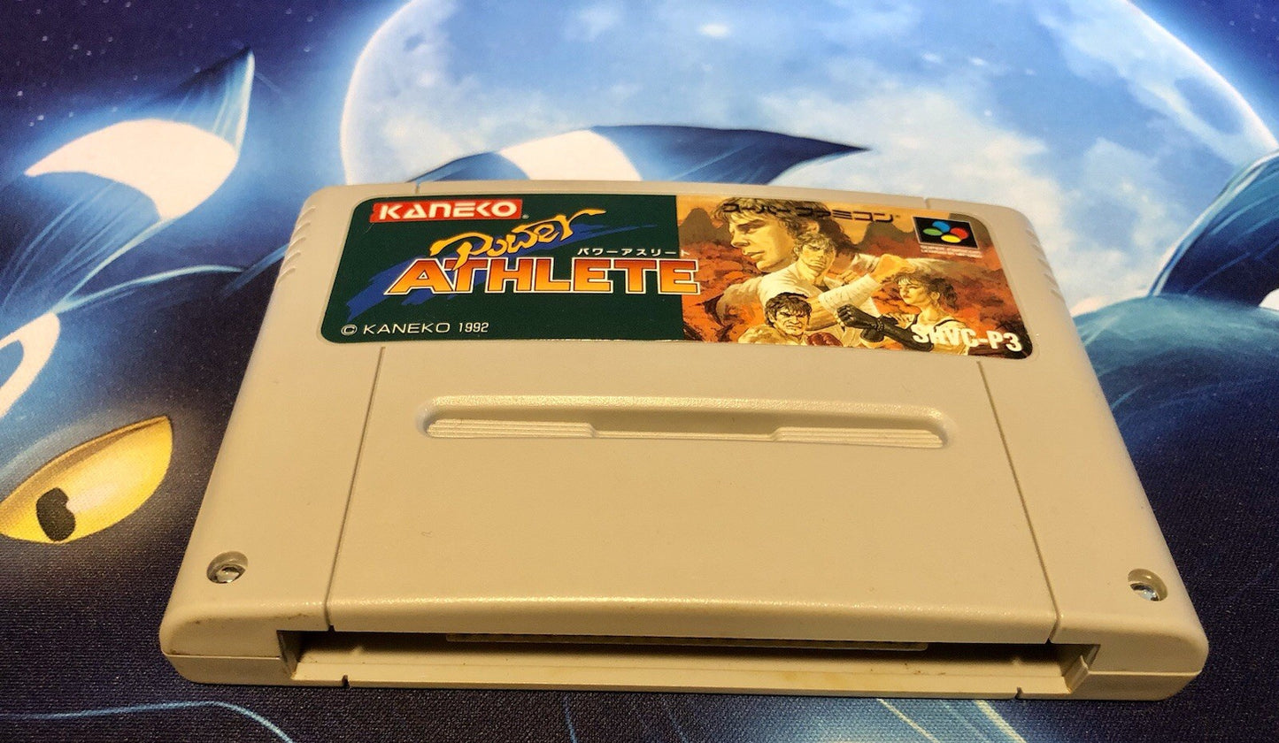 Power Athlete Nintendo Super Famicom SFC Cartridge Only from Japan Tested