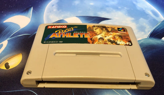 Power Athlete Nintendo Super Famicom SFC Cartridge Only from Japan Tested