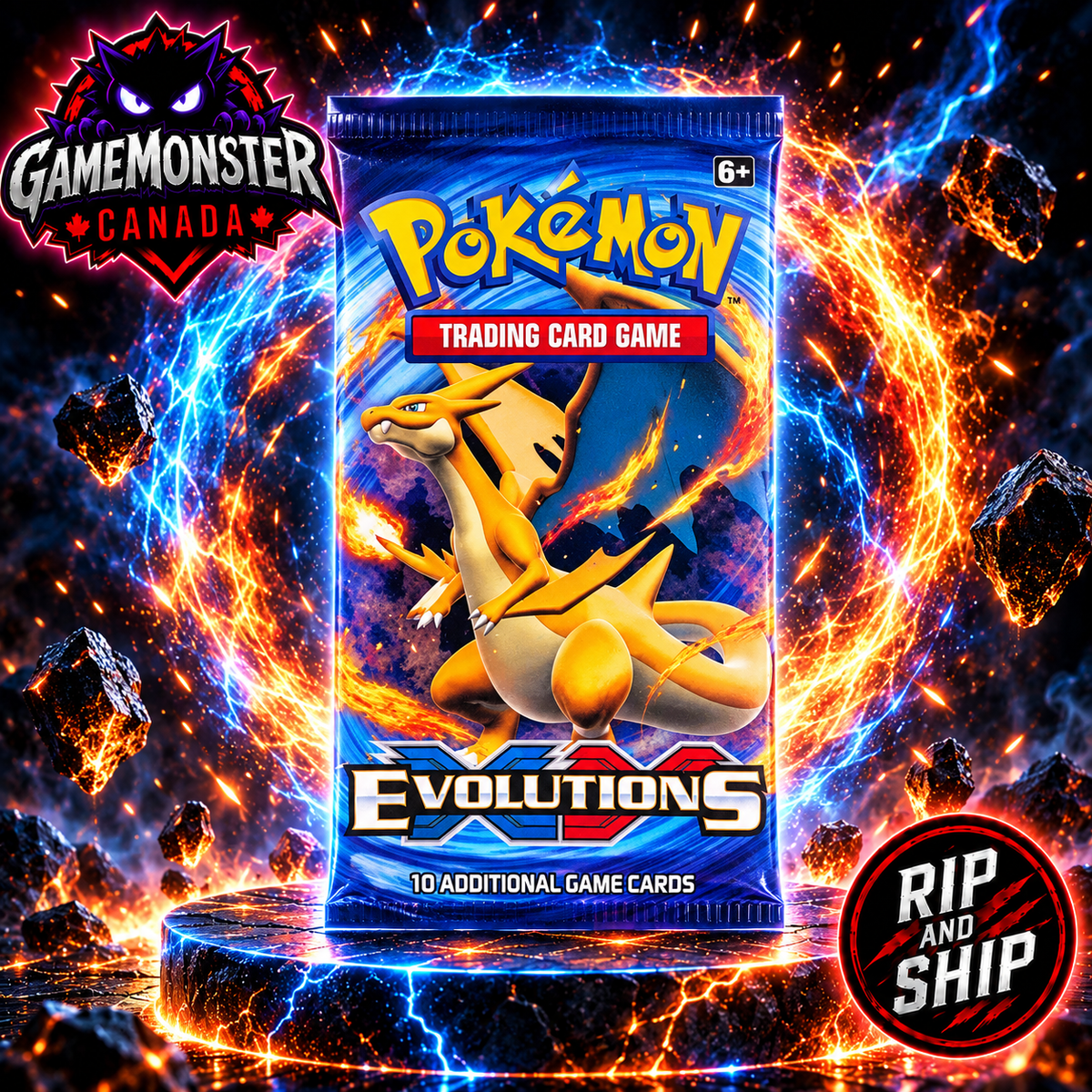Pokémon TCG: Phantasmal Flames Booster Pack x1 — RIP & SHIP