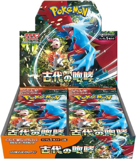 Pokémon TCG: Scarlet&Violet Ancient Roar sv4K Japanese Booster Box (Sealed)