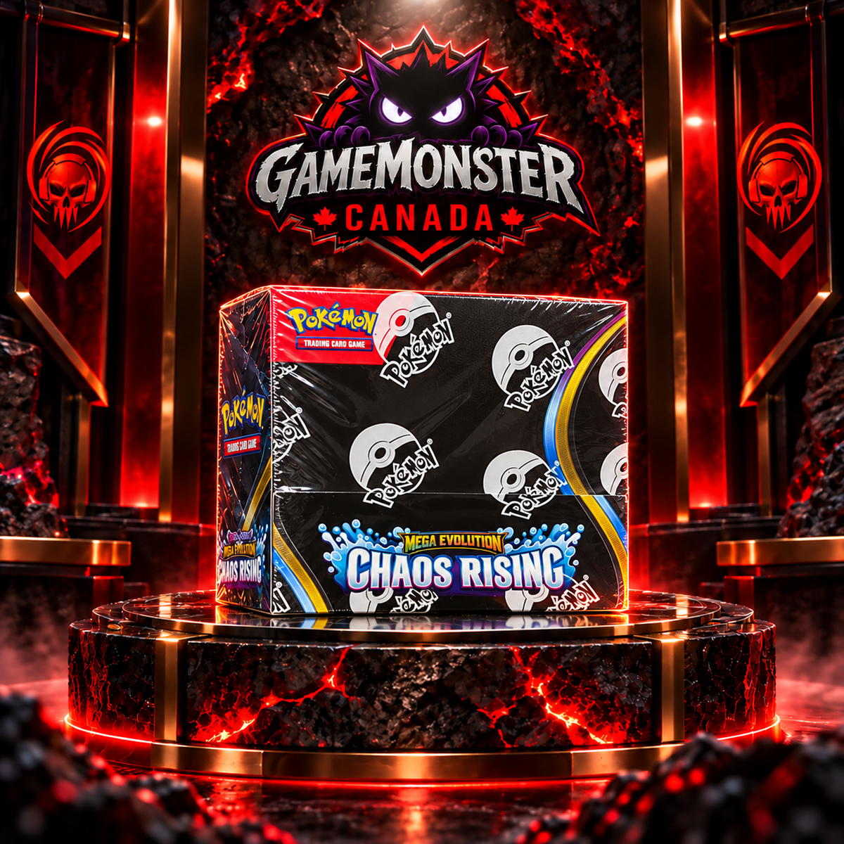 Pokémon TCG: Mega Evolution—Chaos Rising Booster Box
