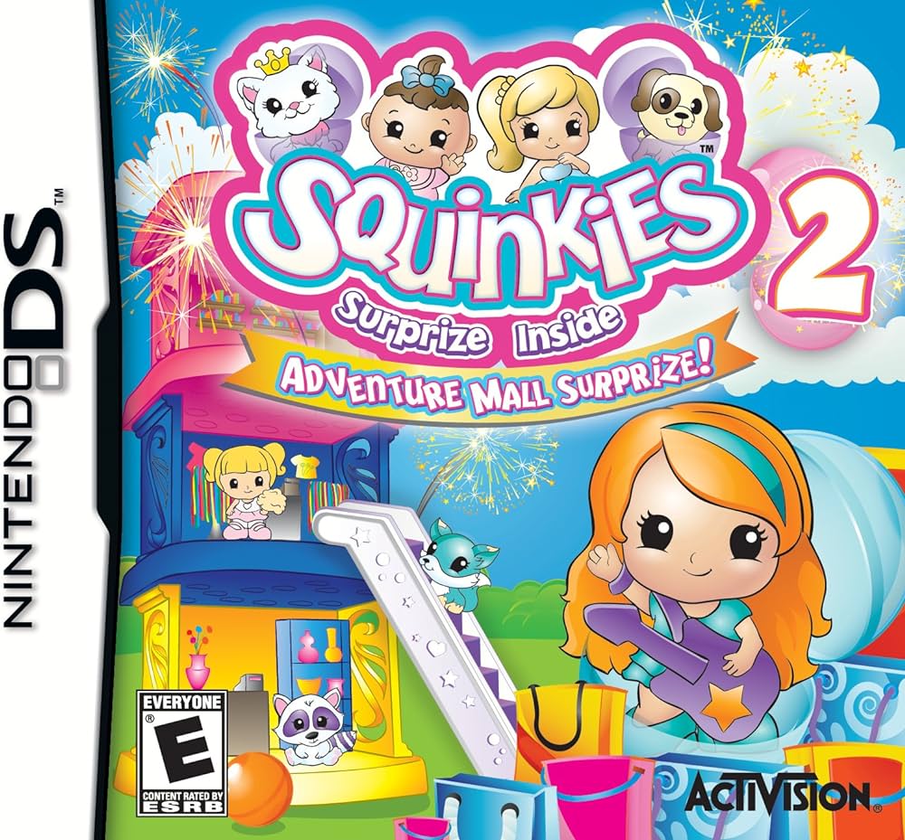 Squinkies 2: Adventure Mall Surprize (Nintendo DS, 2011) Brand New - Sealed