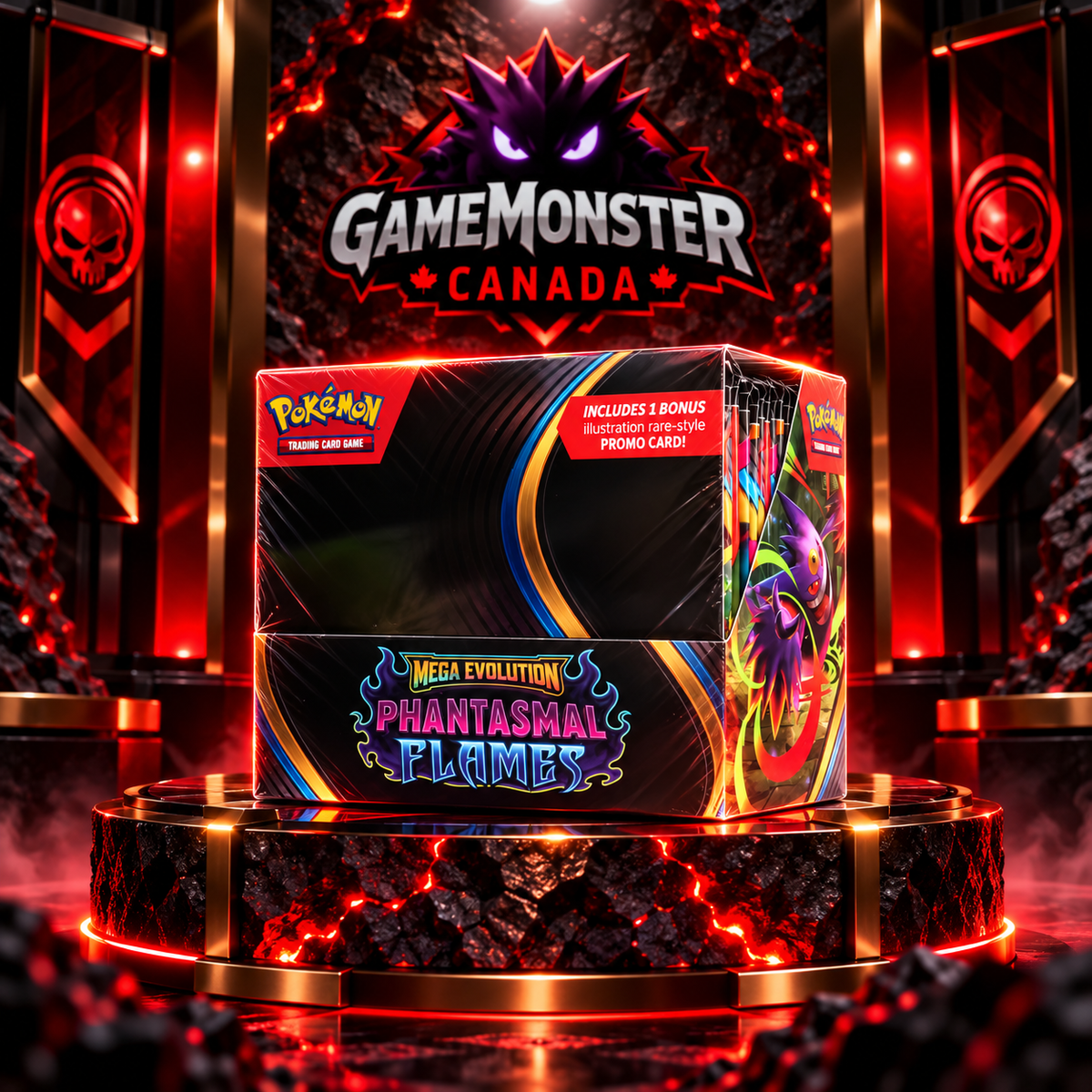 Pokémon TCG: Mega Evolution—Phantasmal Flames Booster Box