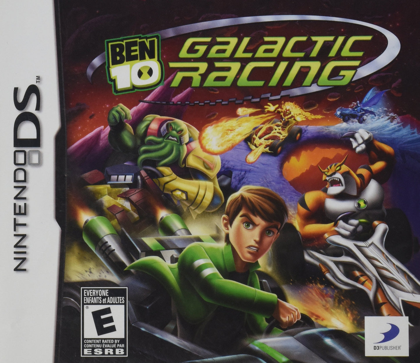 Ben 10: Galactic Racing (Nintendo DS, 2011) Complete  CIB