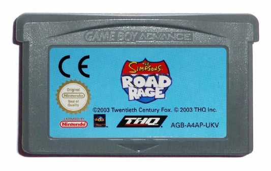 Simpsons Road Rage (Nintendo Game Boy Advance 2003) GBA USA