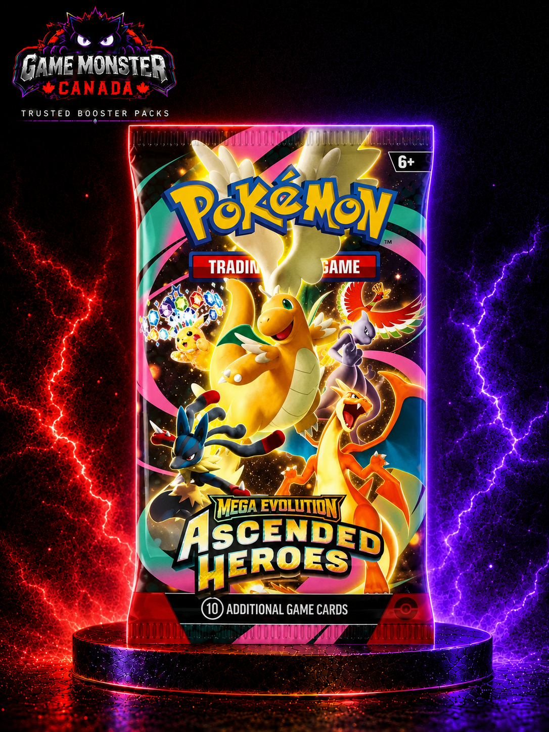 Pokémon TCG: Mega Evolution—Ascended Heroes Booster Pack – Factory Sealed