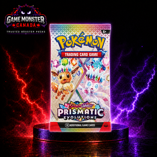 1x Pokemon TCG S&V Prismatic Evolutions Booster Pack (Sealed) Random Art
