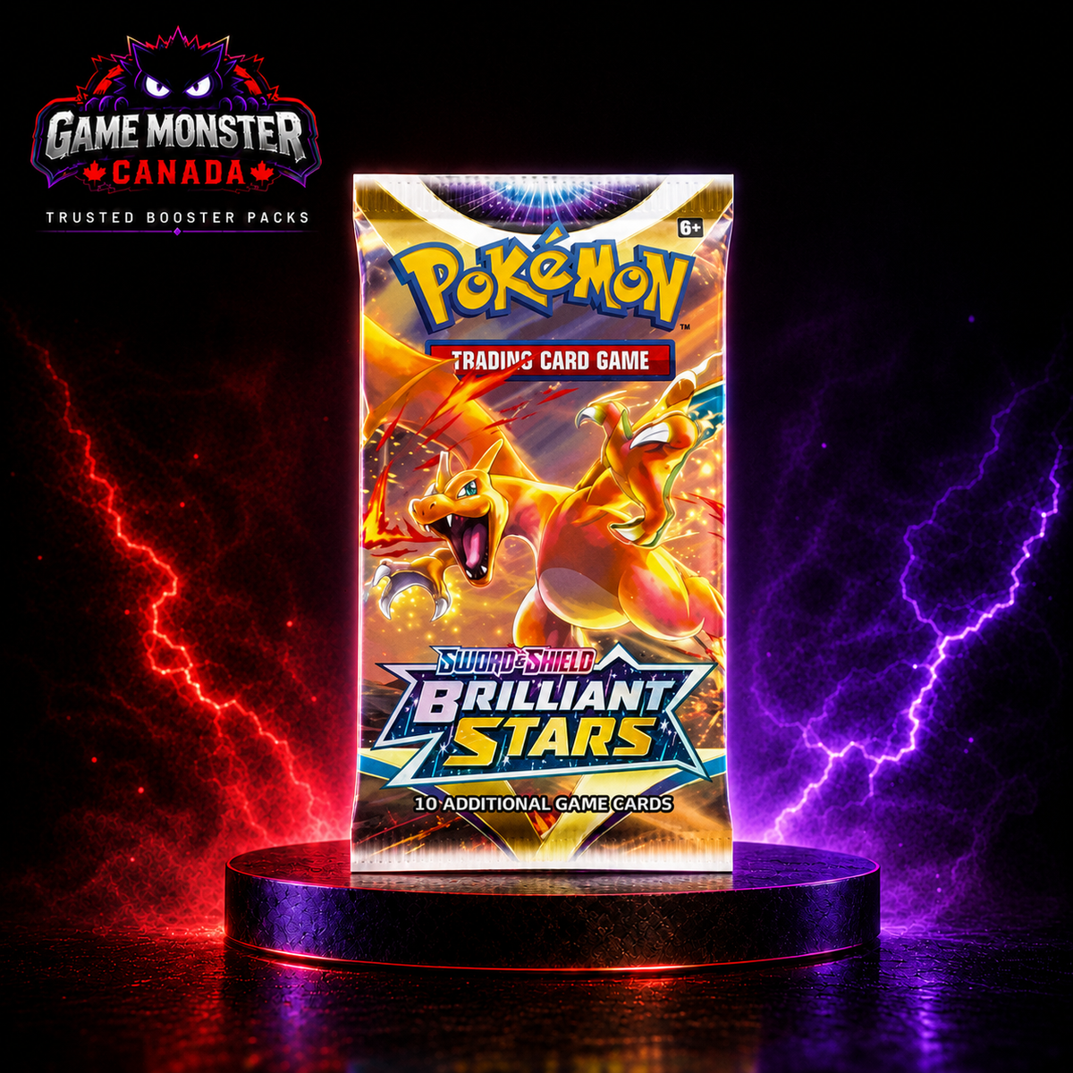 Pokémon TCG: Sword & Shield—Brilliant Stars Booster Pack – Factory Sealed