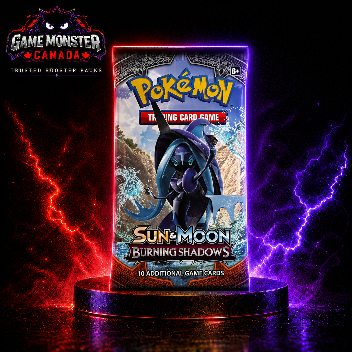 Pokémon TCG: Sun & Moon—Burning Shadows Booster Pack – Factory Sealed