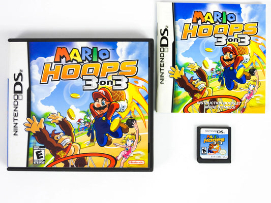 Mario Hoops 3-On-3 Nintendo DS Complete Tested Great Condition