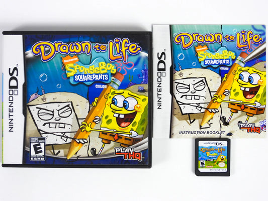 Drawn to Life - SpongeBob SquarePants Edition (Nintendo DS, 2008) CIB