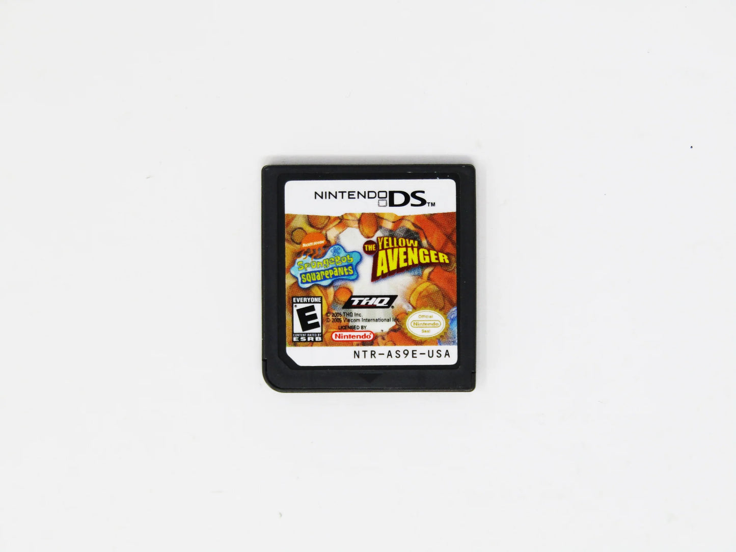 SpongeBob SquarePants: The Yellow Avenger (Nintendo DS, 2005) CARTRIDGE ONLY