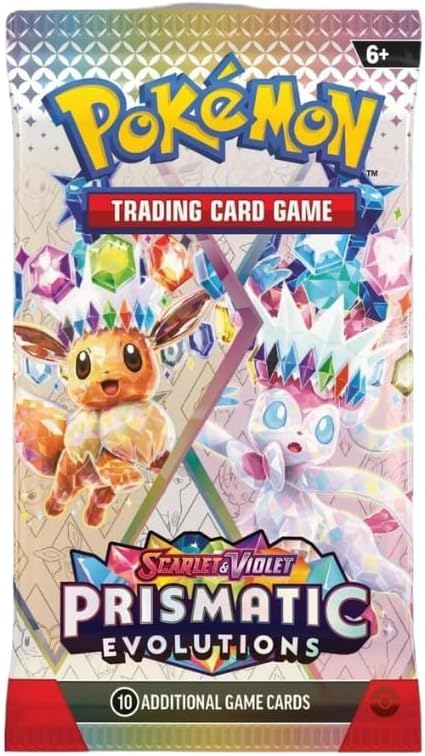1x Pokemon TCG S&V Prismatic Evolutions Booster Pack (Sealed) Random Art