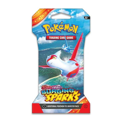 Pokemon - Scarlet and Violet - Surging Sparks - Sleeved Booster Pack - Random Pack Art (Sealed)