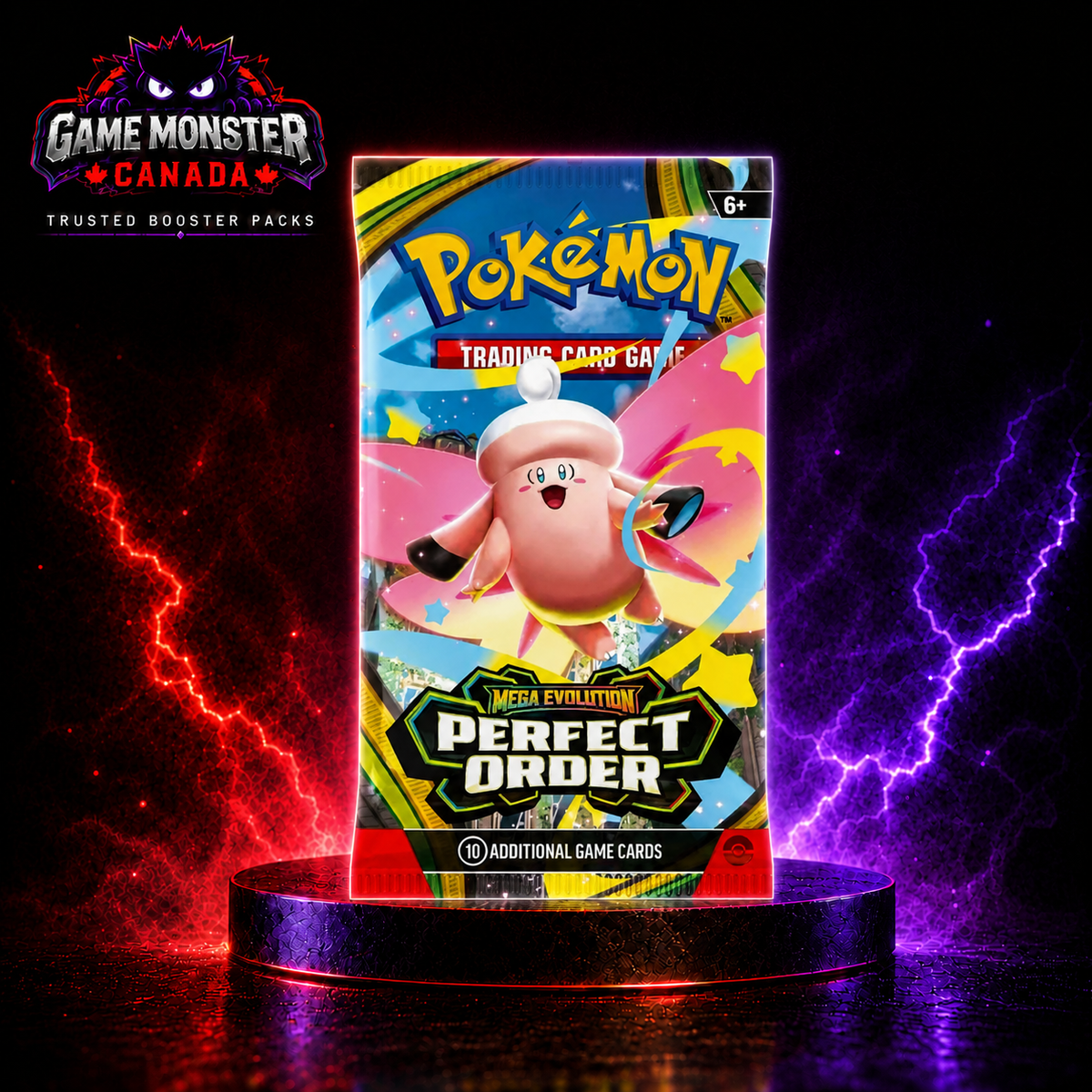 Pokémon TCG: Mega Evolution—Perfect Order Booster Pack – Factory Sealed