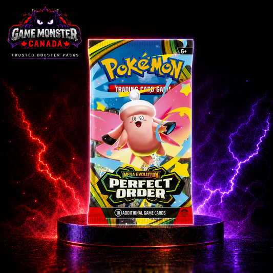 Pokémon TCG: Mega Evolution—Perfect Order Booster Pack – Factory Sealed