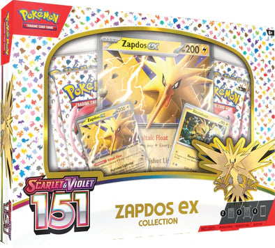 Pokemon - Scarlet and Violet - 151 - Zapdos ex Collection Box (Sealed)