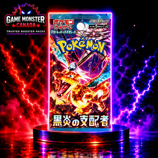 Pokémon TCG: Ruler of the Black Flame SV3 Japanese Booster Pack – Factory Sealed