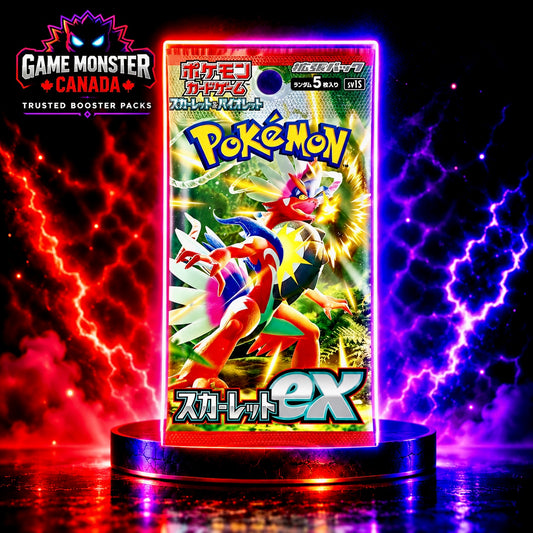 Pokémon TCG: Scarlet ex SV1S Japanese Booster Pack – Factory Sealed