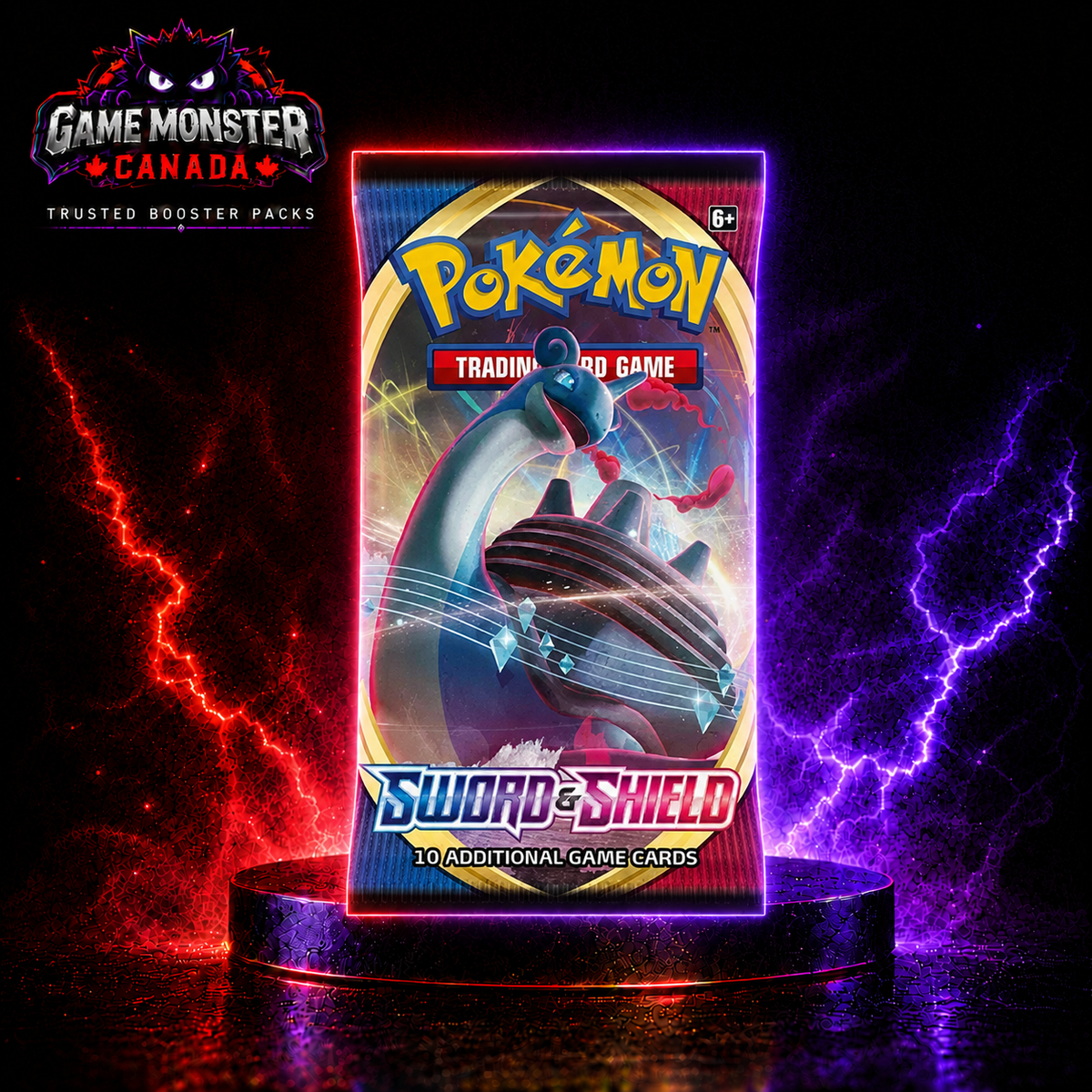 Pokémon TCG: Sword & Shield Base Set Booster Pack – Factory Sealed