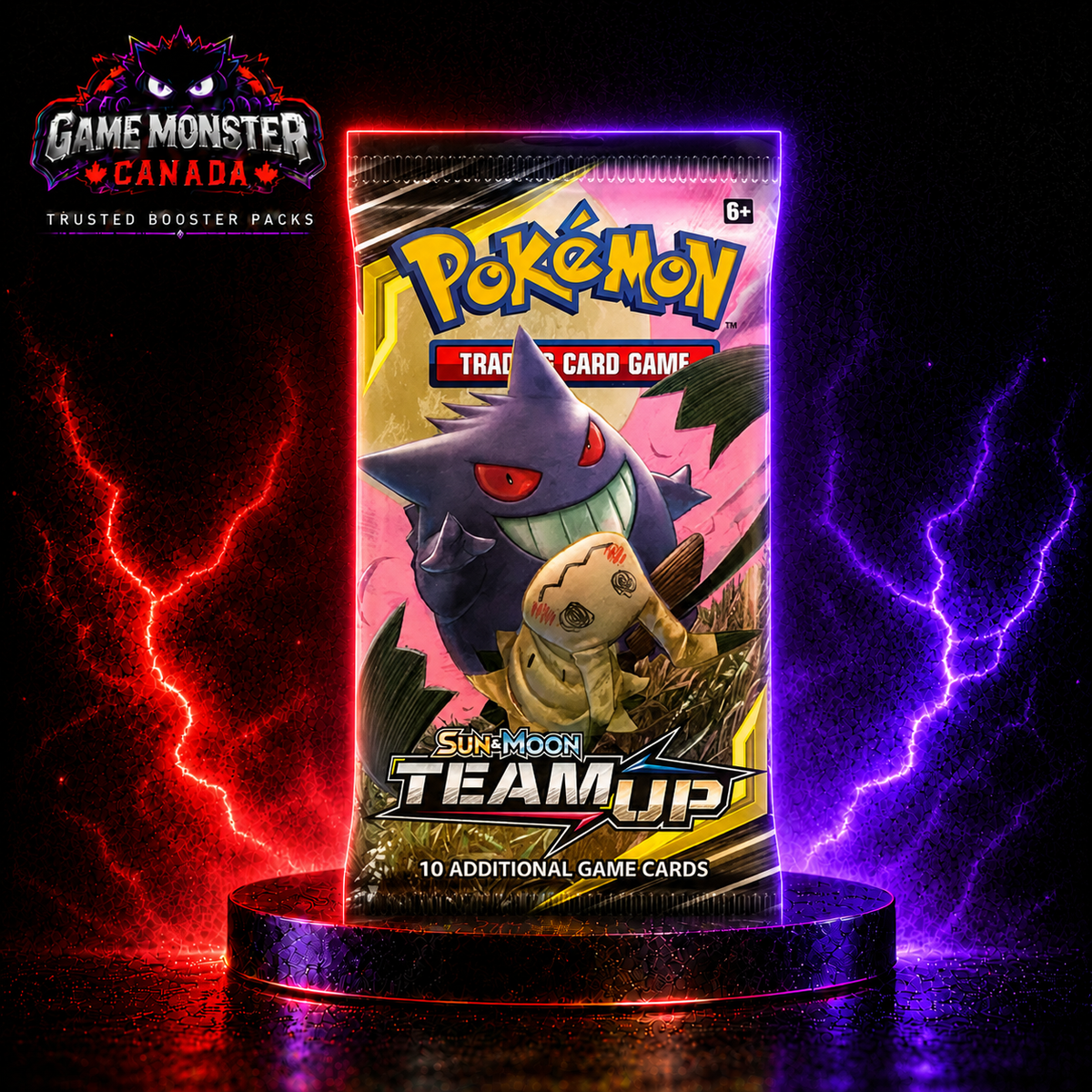 Pokémon TCG: Sun & Moon—Team Up Booster Pack – Factory Sealed