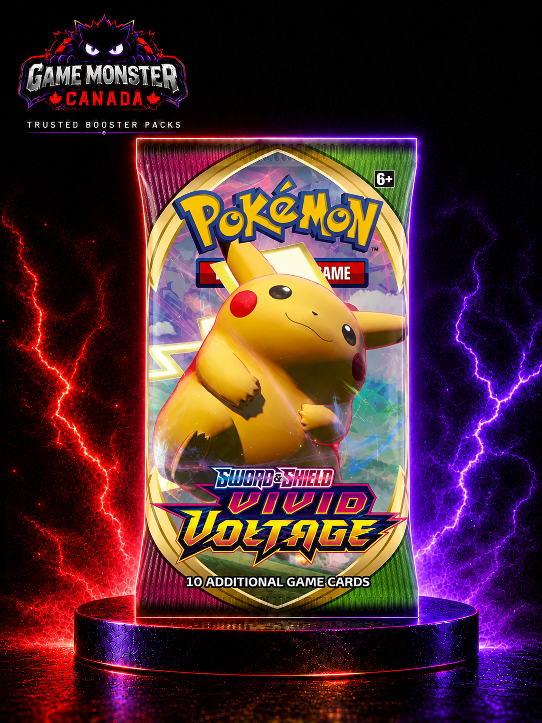 Pokémon TCG: Sword & Shield—Vivid Voltage Booster Pack – Factory Sealed