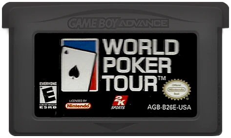 World Poker Tour  (Nintendo Game Boy Advance, 2005) Tested GBA