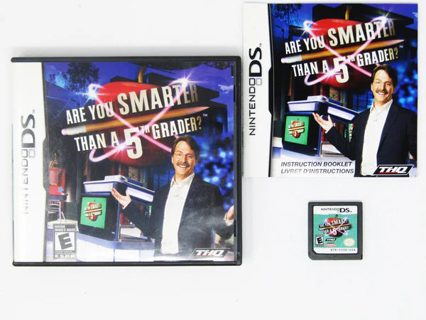 Are You Smarter Than a 5th Grader (Nintendo DS, 2007) CIB