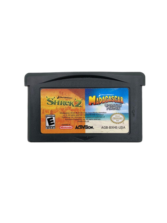 Shrek 2 and Madagascar: Operation Penguin 2 in 1 Fun Pack Game Boy Advance GBA