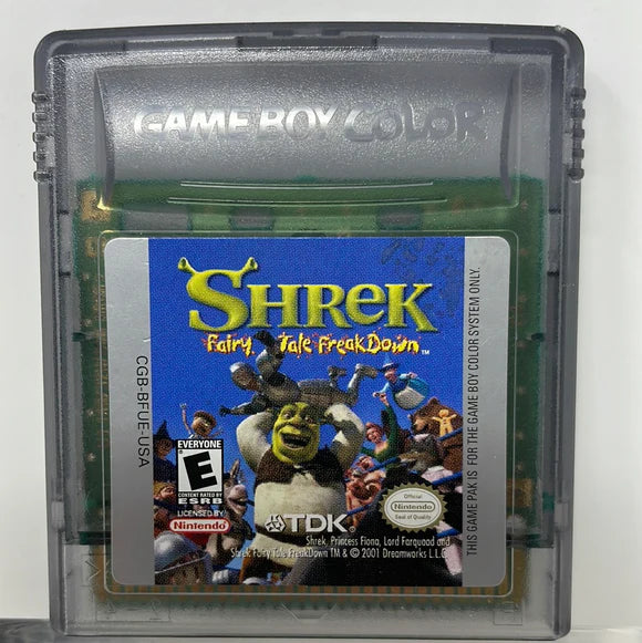 Shrek Fairy Tale FreakDown GameBoy Color Nintendo GBC