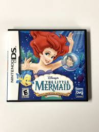 Disney's The Little Mermaid: Ariel's Undersea Adventure (Nintendo DS, 2006) Case, Manual & Game